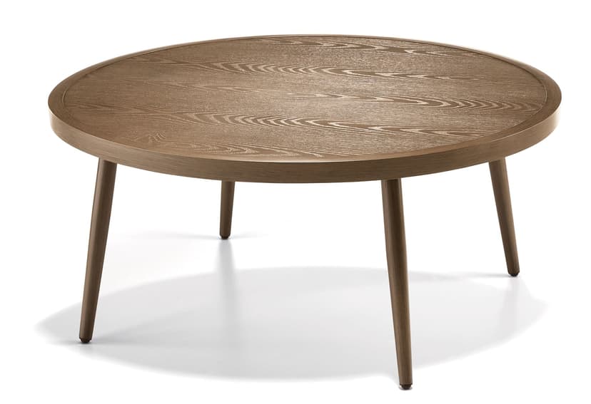 CANVAS Hunter Circle Outdoor/Patio Coffee Table, Brown