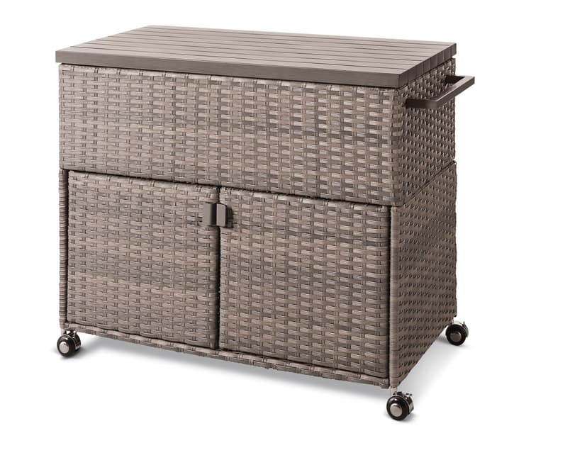 CANVAS Bala All-Weather Outdoor/Patio/Balcony Concealed Bar Cart