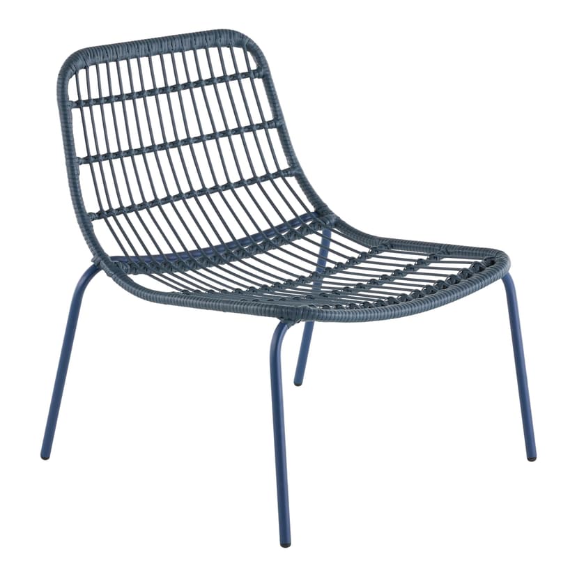 For Living Stacking Lounge Chair, Blue