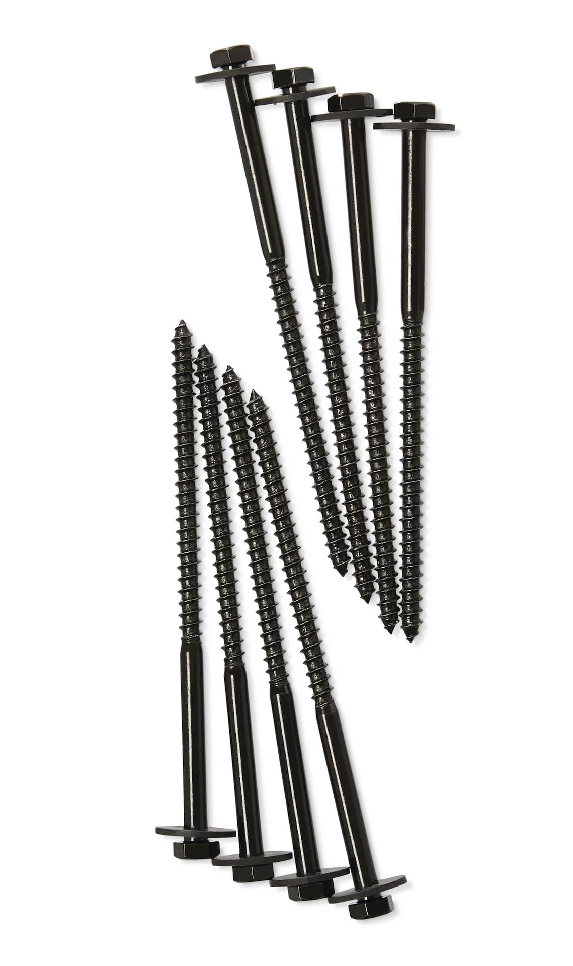 CANVAS Horizon Outdoor Stakes, Steel, Black, 8-pk