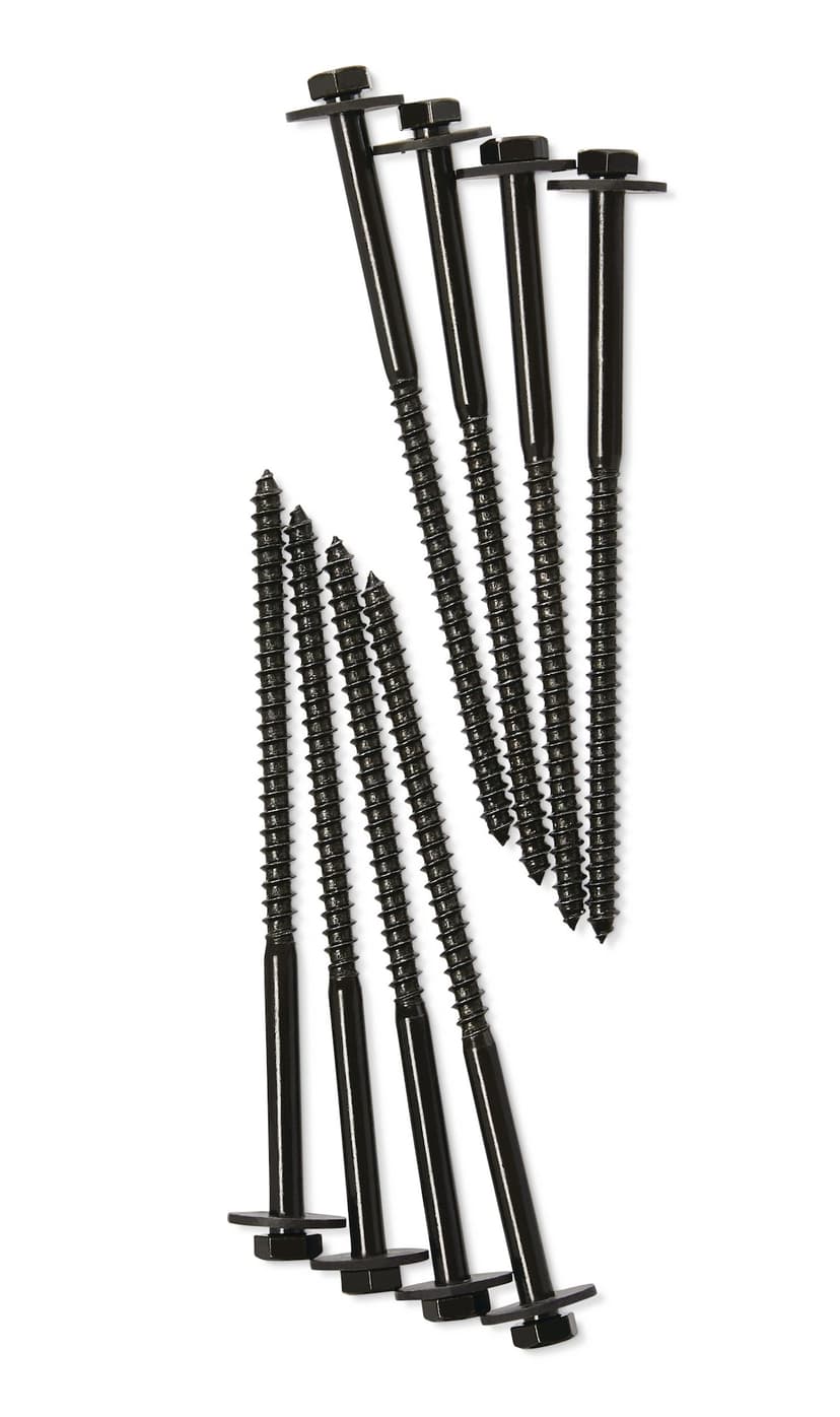 CANVAS Horizon Outdoor Stakes, Steel, Black, 8-pk