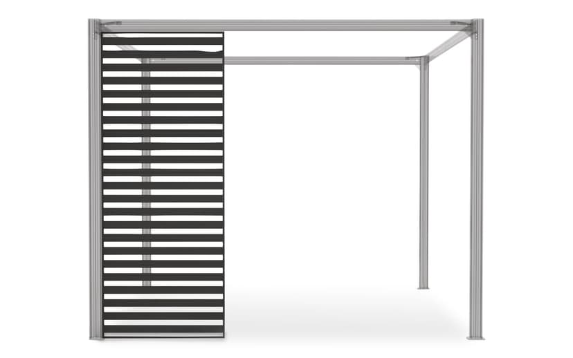 CANVAS Horizon Modular Pergola Privacy Panel, Black