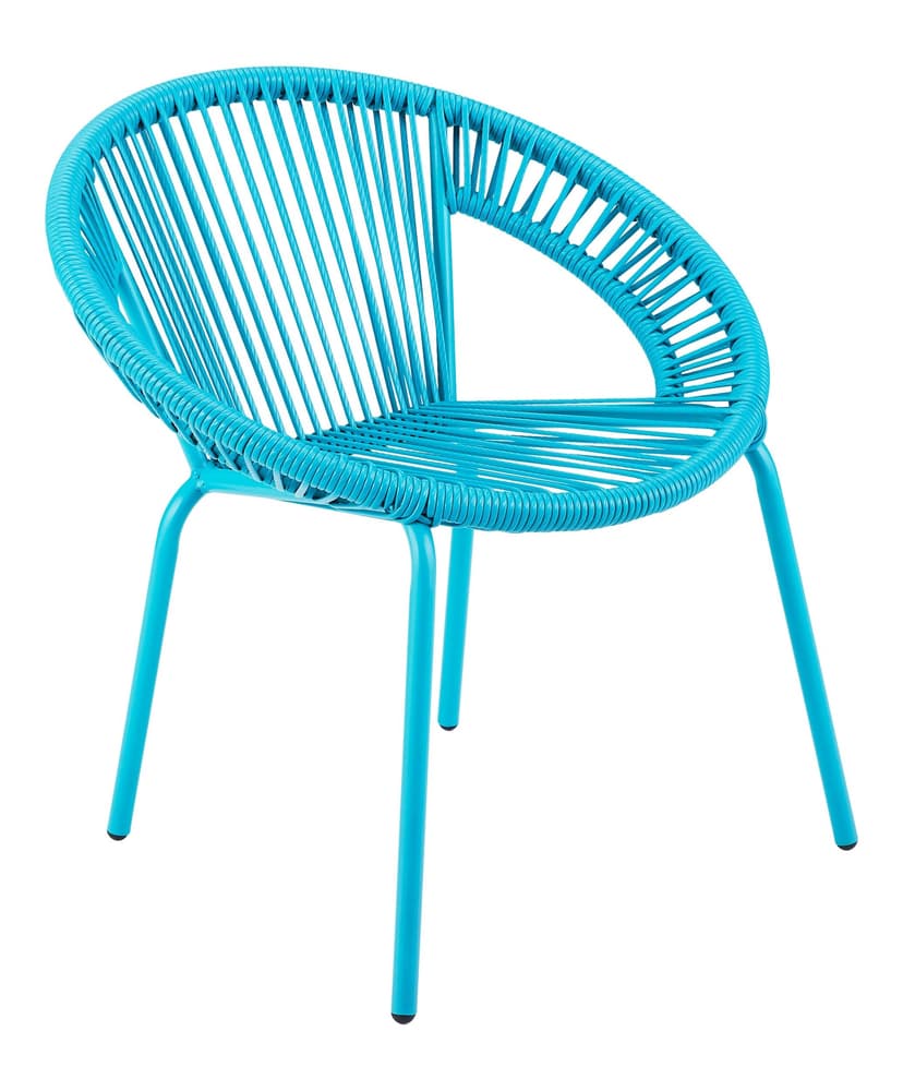 For Living Kids' Chair, Stackable, Lake Blue, 110-lb Capacity