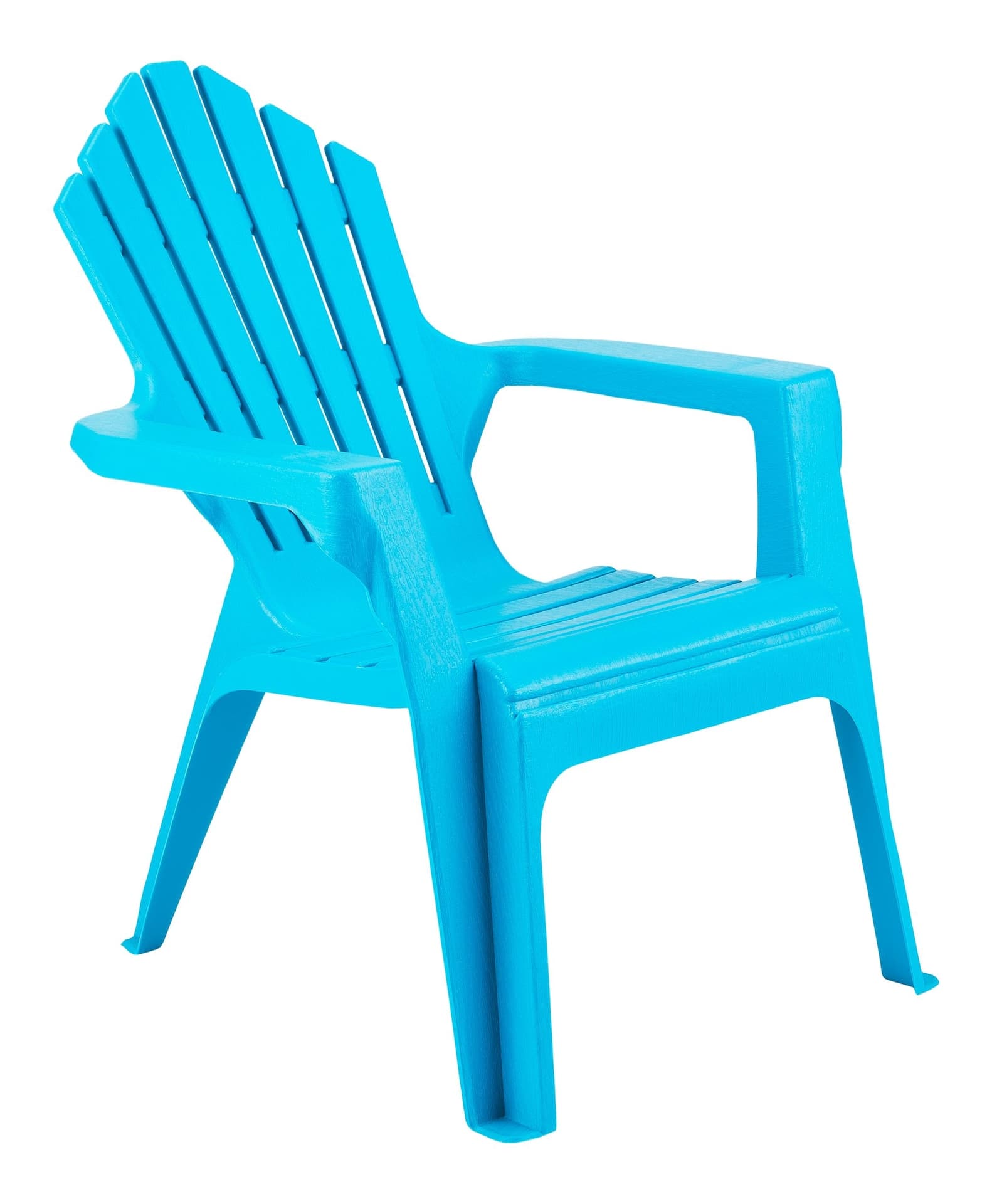 For Living Kids 18-in x 22.75-in x 22.5-in Red/Teal Adirondack Patio Chair