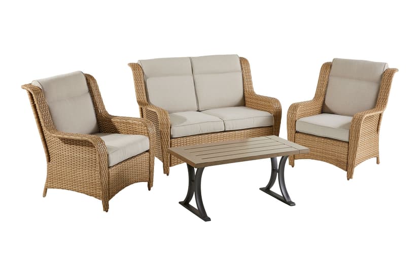 CANVAS Pemberton Outdoor Patio Conversation Set, 4-pc, Water/Stain/Fade-Resistant Cushions