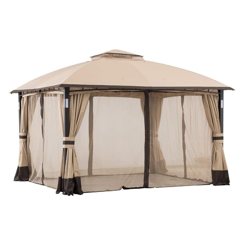 Weather-Resistant Mosquito Netting for 11 x 13-ft Moorehead Domed Soft Top Gazebo
