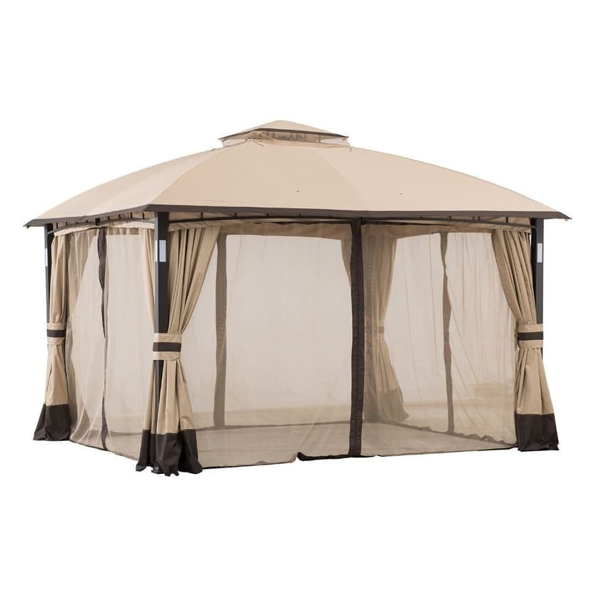 Weather-Resistant Mosquito Netting for 11 x 13-ft Moorehead Domed Soft Top Gazebo