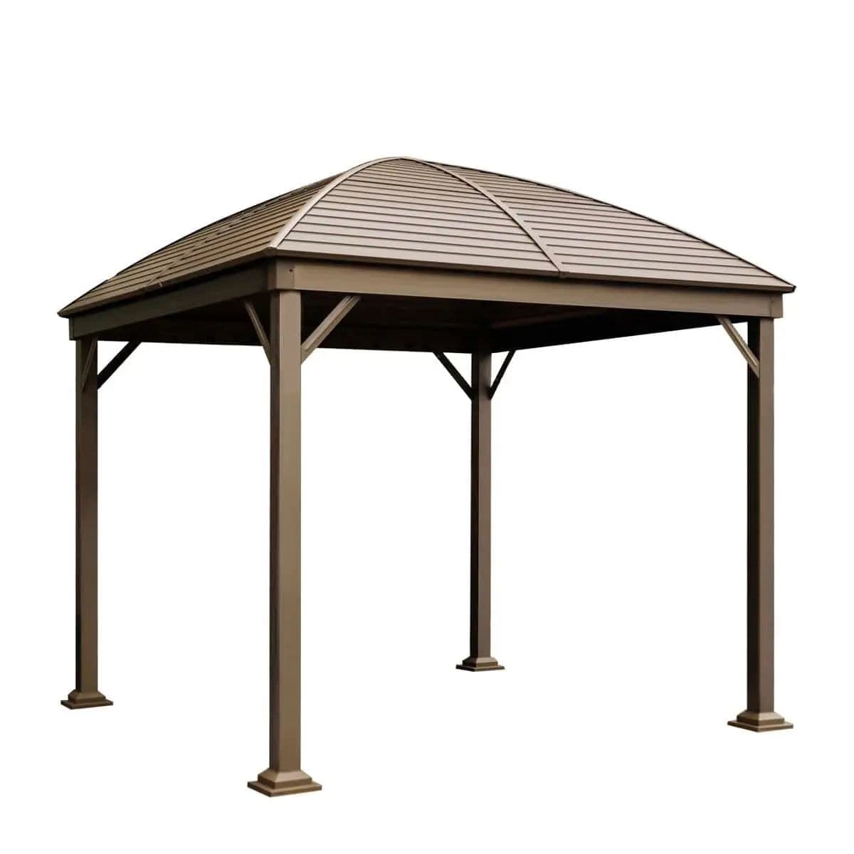 TMG Industrial Curved Roof Gazebo, 10-ft x 10-ft