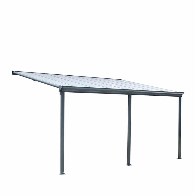 TMG Industrial Clear Roof Patio Cover, 10-ft x 16-ft