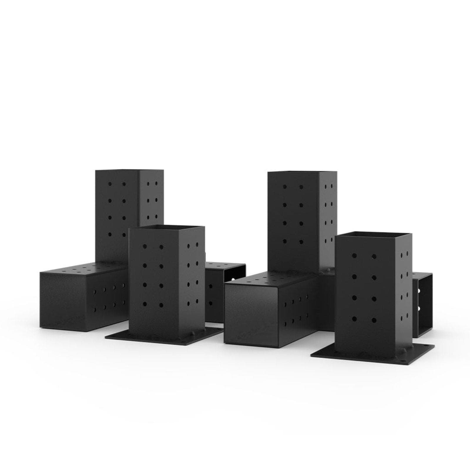 Toja Grid 4x4 Quad and Solo Brackets for 4x4 Wood Posts, 2-pk