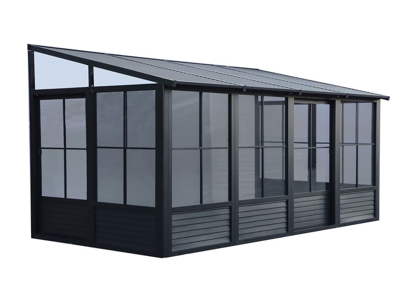 Florence Add-A-Room with Metal Roof, 8-ft x 16-ft, Slate