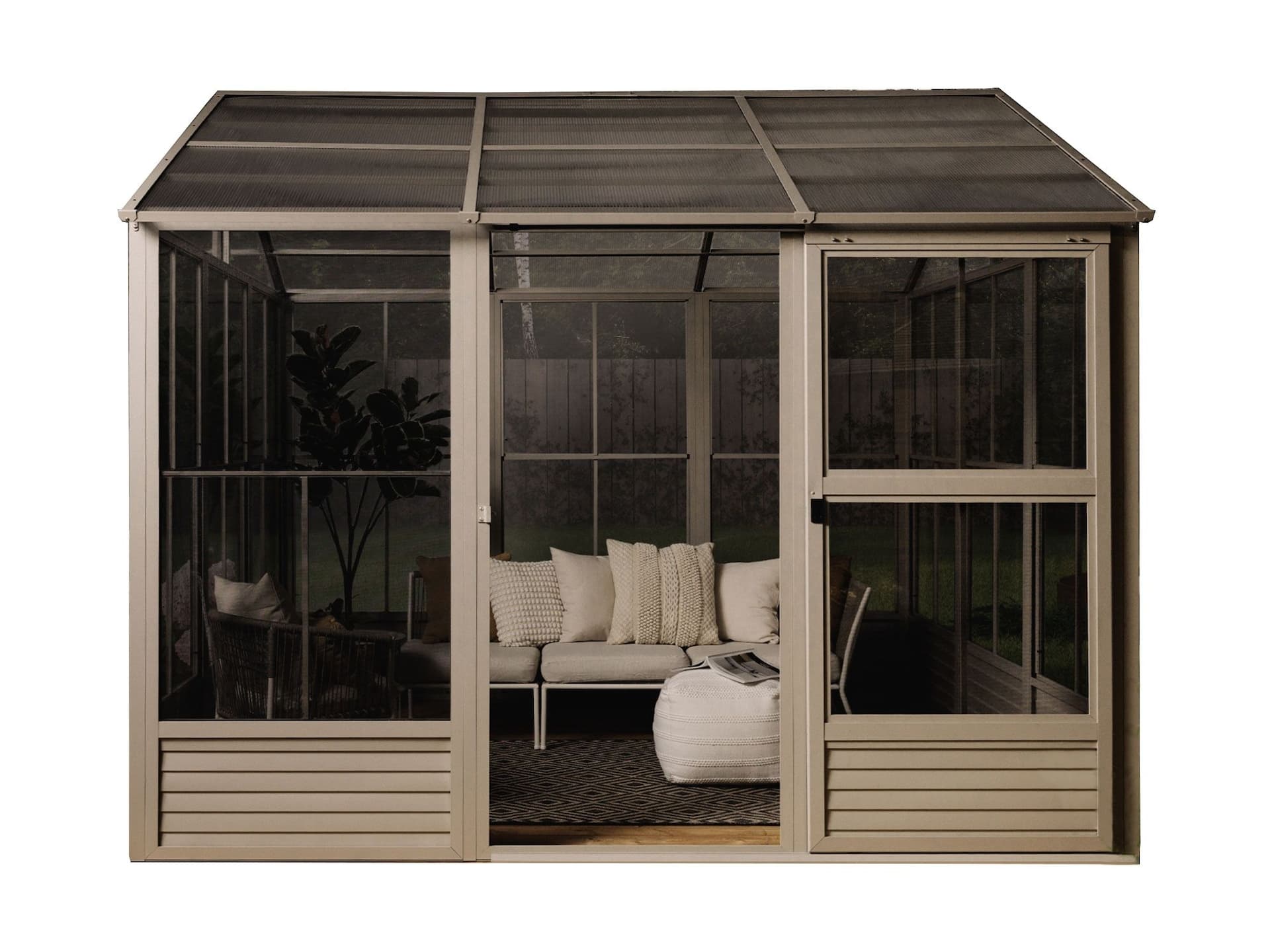 Myrdal Solarium Polycarbonate Roof, 11-ft x 14-ft