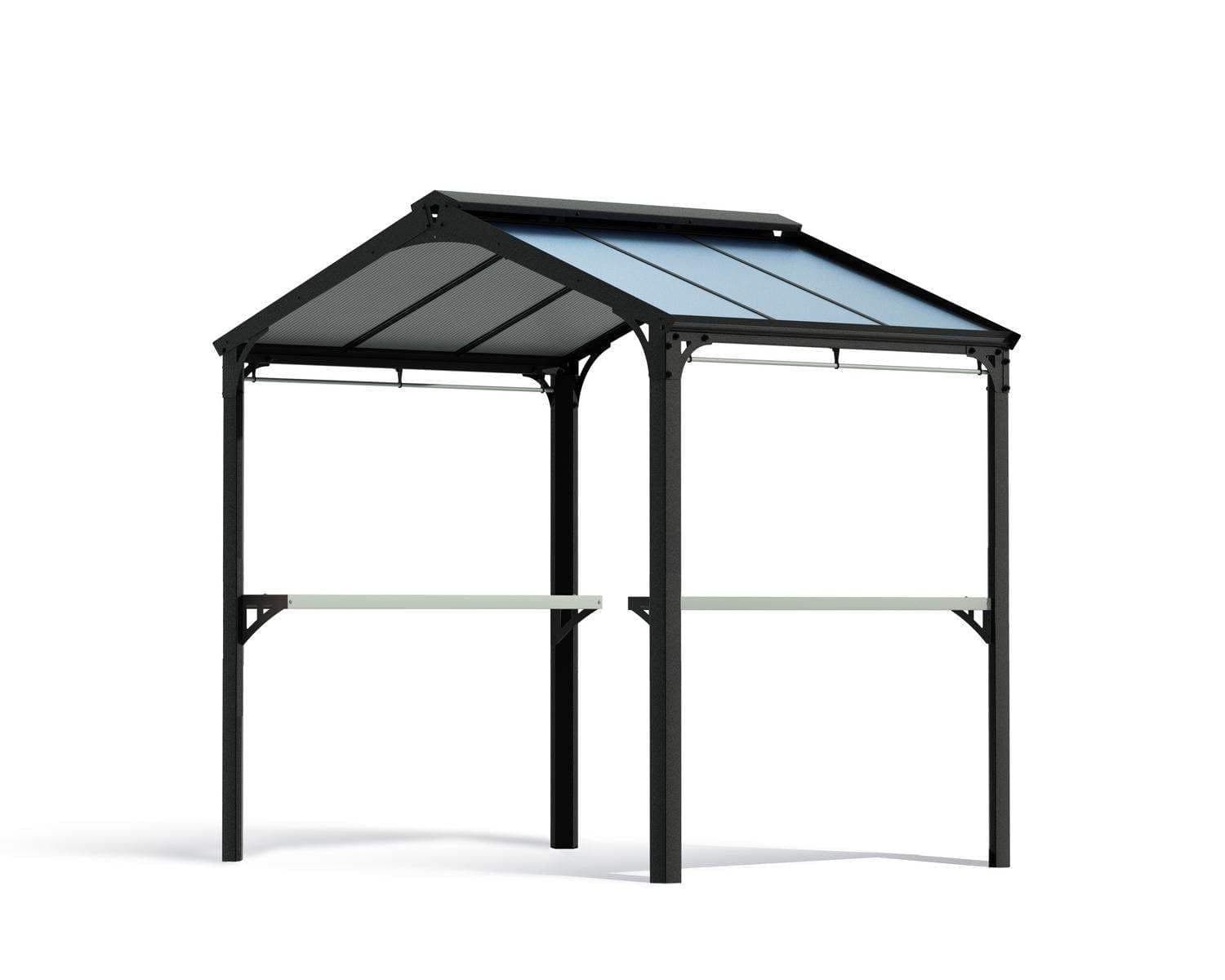 Austin Heavy-Duty Weather/Rust-Resistant BBQ Gazebo, 6 x 8-ft