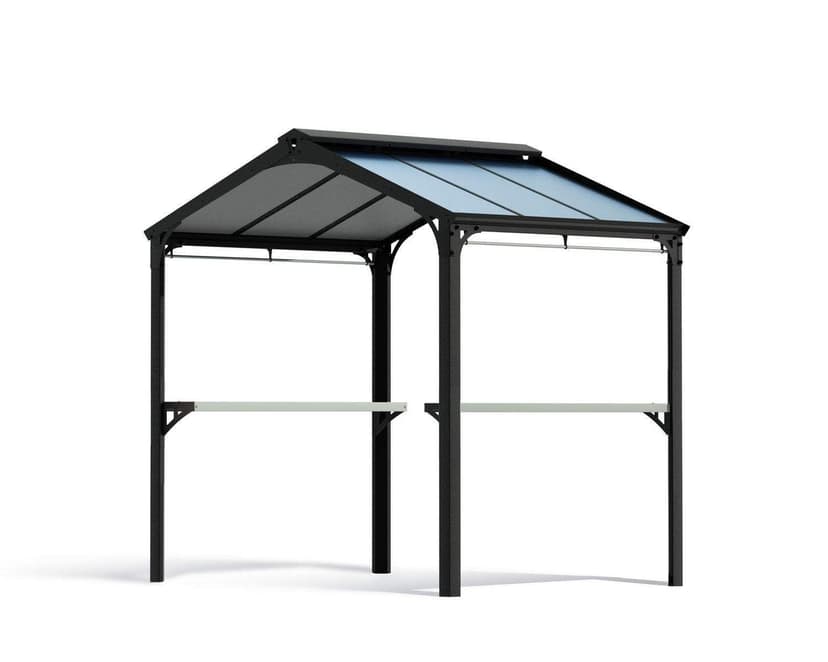 Austin Heavy-Duty Weather/Rust-Resistant BBQ Gazebo, 6 x 8-ft