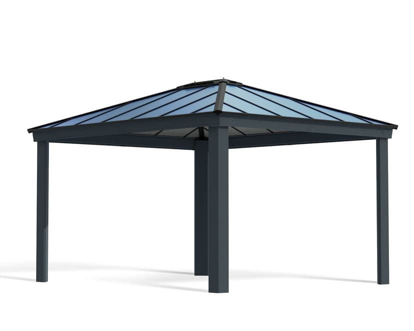 Dallas Rust-Resistant Gazebo with Roof Panels, 12 x 14-ft