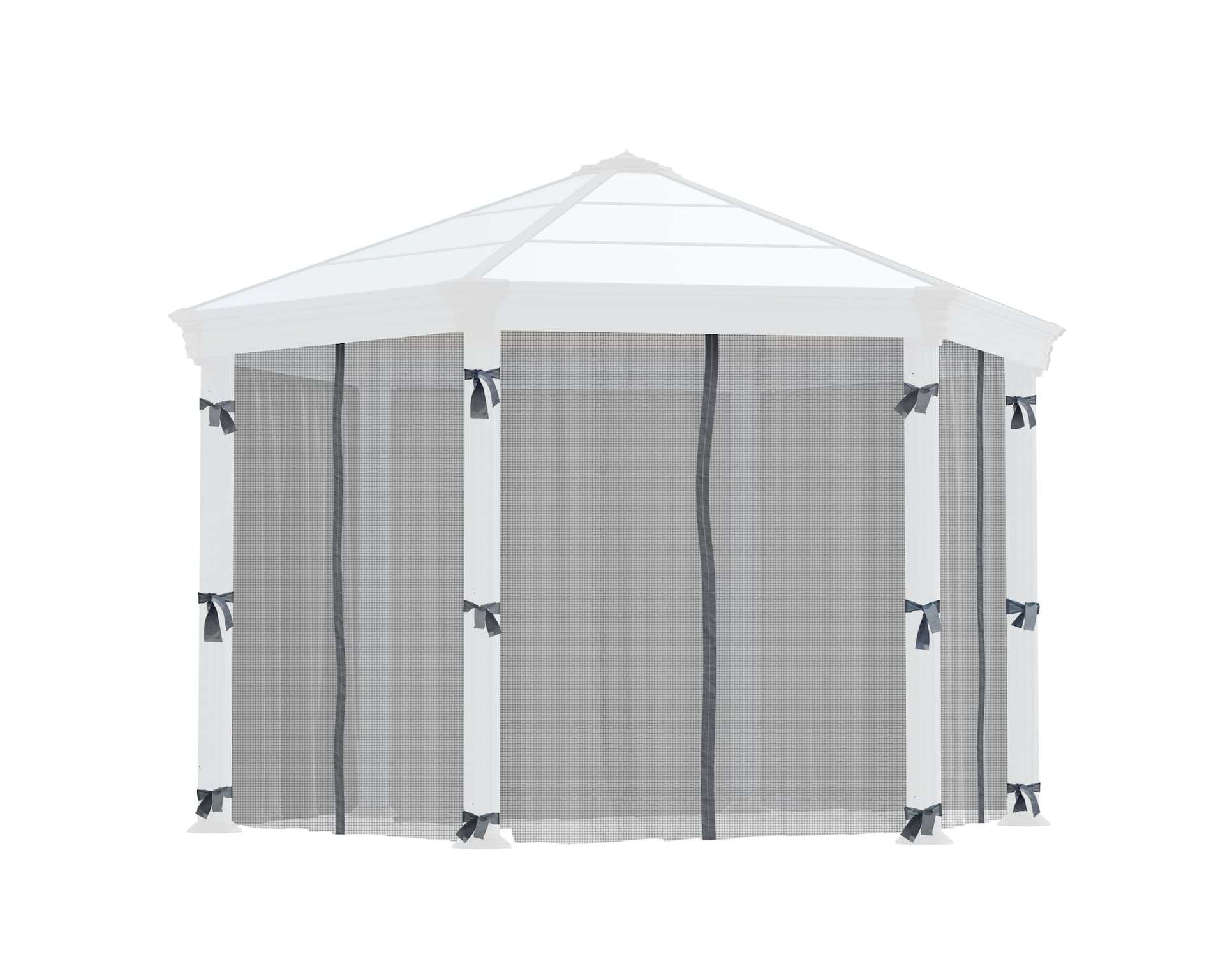 Roma Hexagonal Netting 14x12', Black