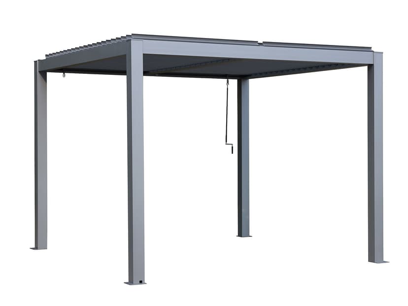 Gazebo Penguin Vikos Aluminum Frame Louvered Pergola, 10-ft x 10-ft
