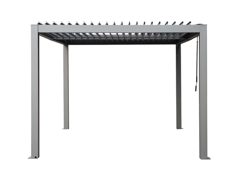 Gazebo Penguin Vikos Aluminum Frame Louvered Pergola, 10-ft x 13-ft