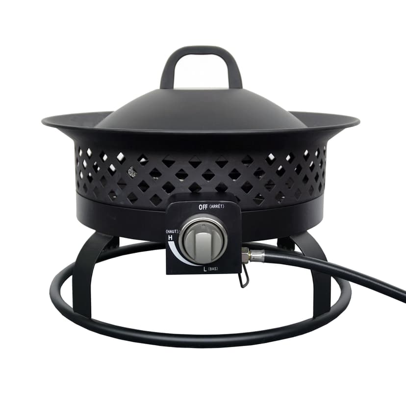 For Living Portable Propane Gas Outdoor Fire Bowl/Fire Pit, 54,000 BTU