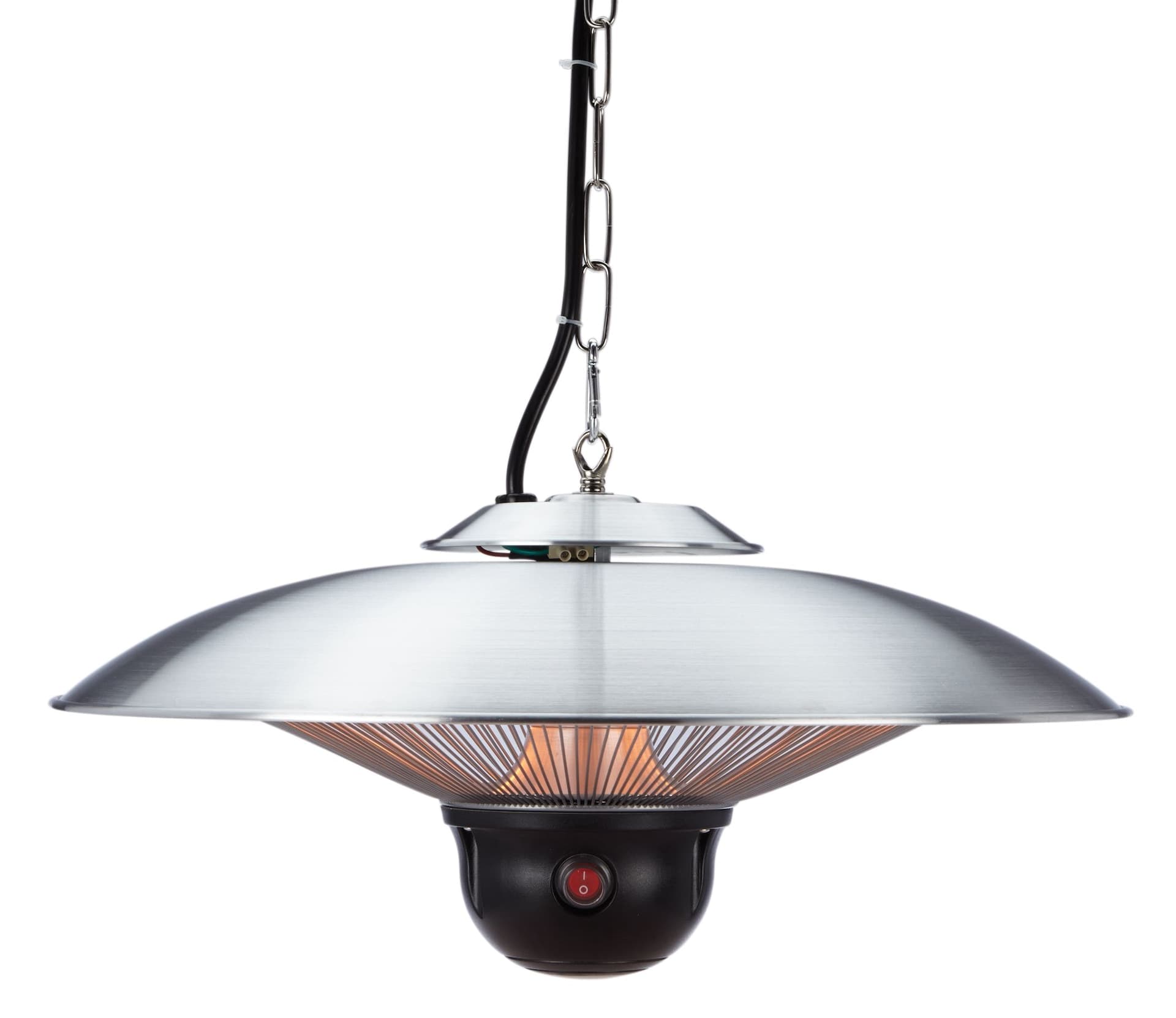 For Living Hanging Infrared Electric Patio Heater with LED Remote Control, 1500W
