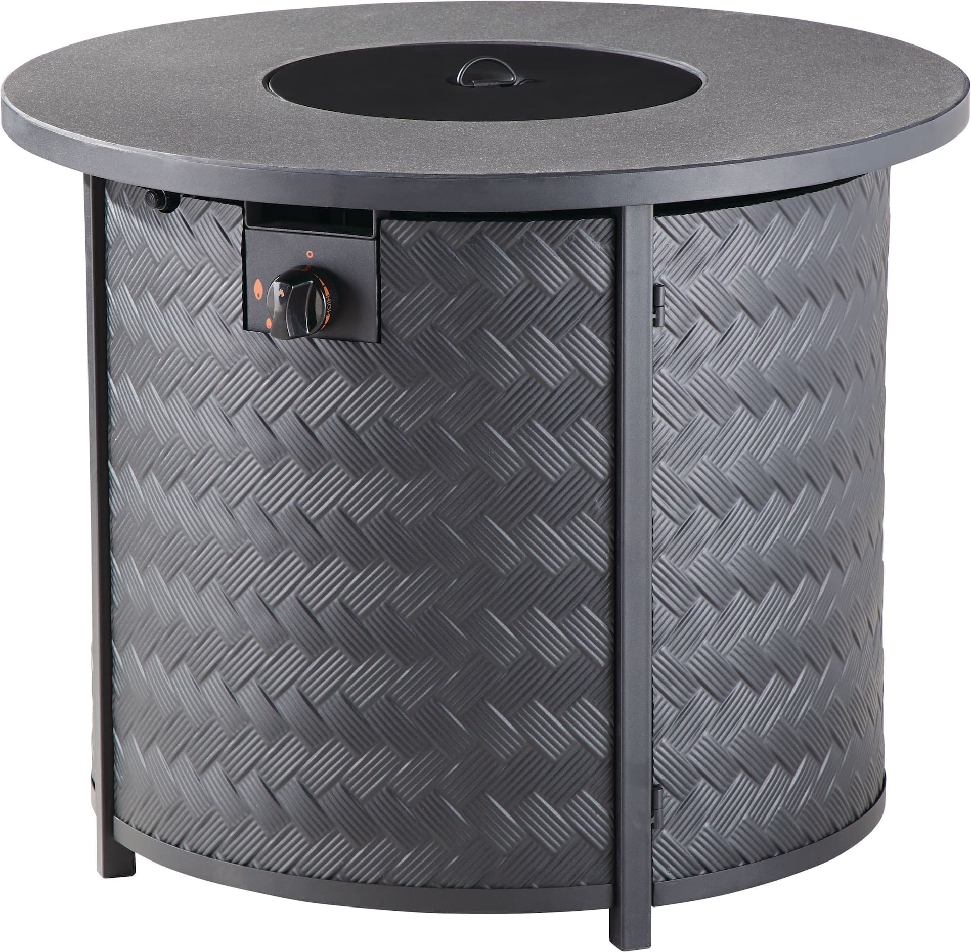 For Living Tuscan Propane Gas Outdoor Fire Pit Table, 50,000 BTU