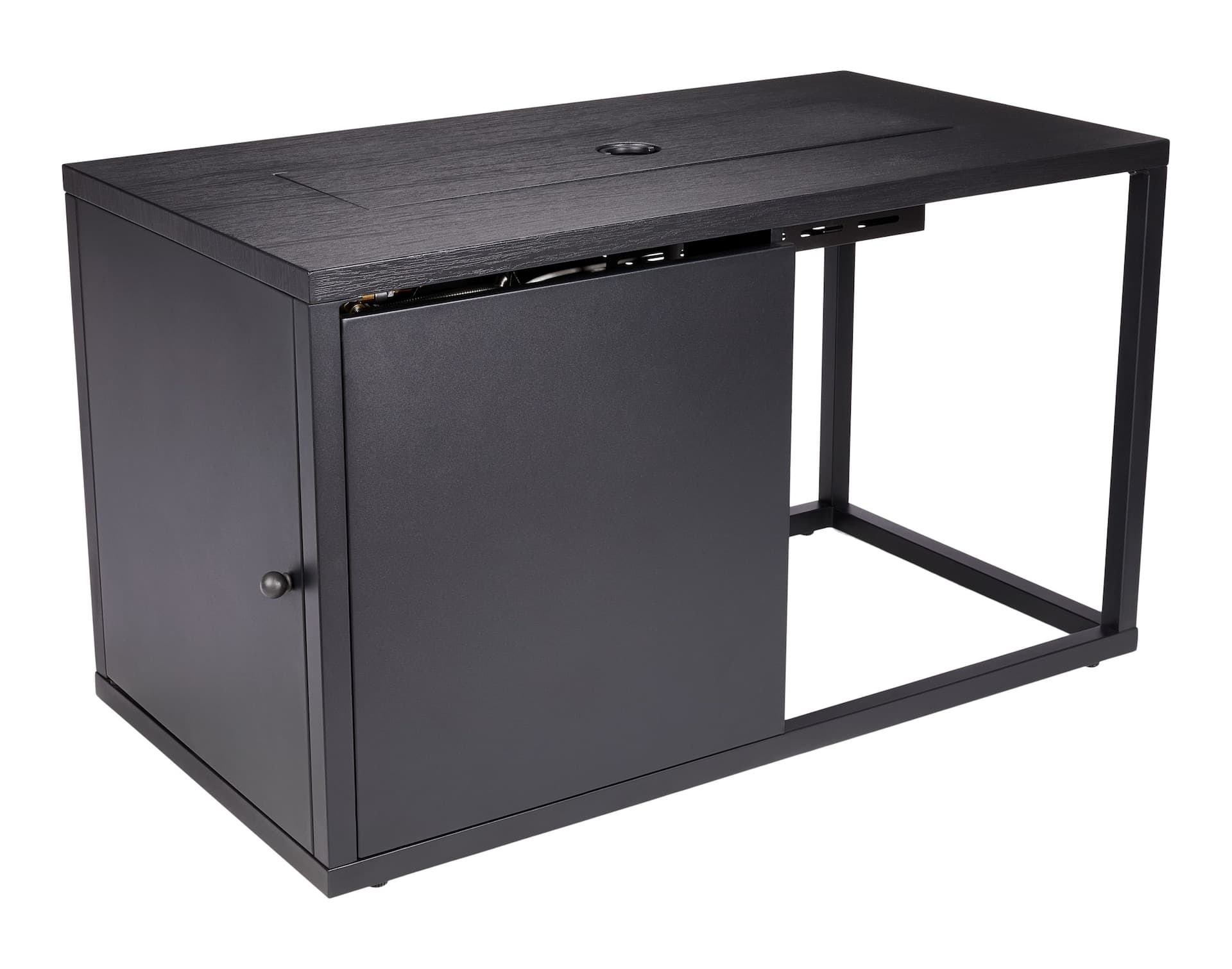 CANVAS Durham LP Gas Outdoor Fire Table with Burner Lid, 41-in