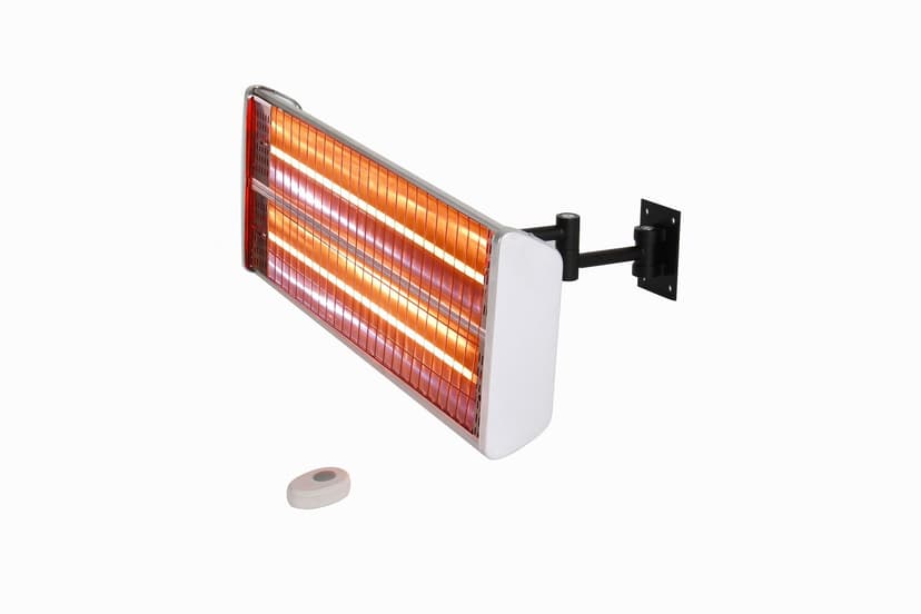 EnerG+ Infrared Electric Patio Heater, Wall Mounted Dual Heat