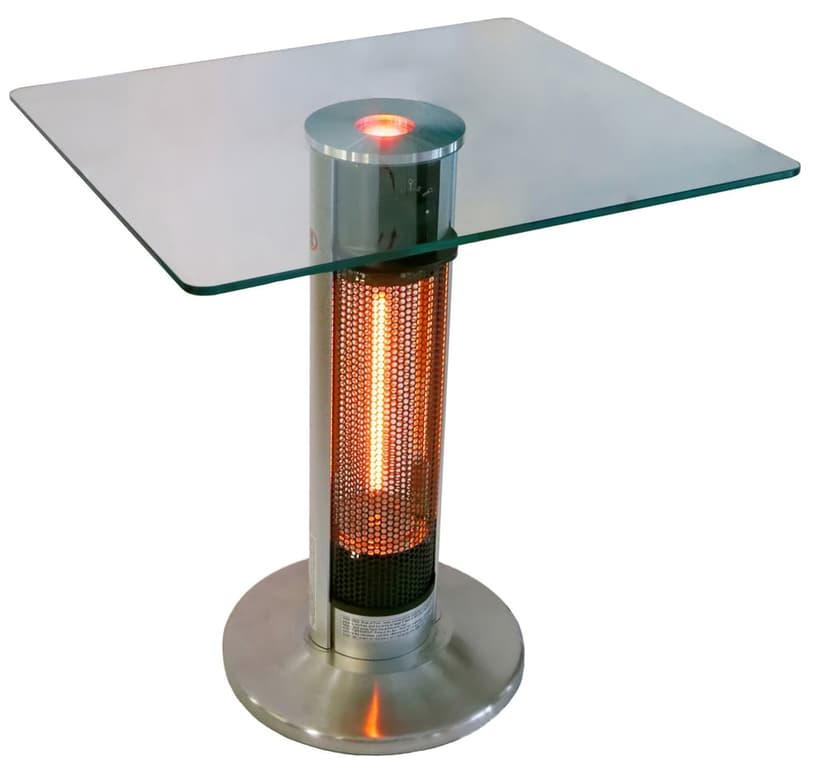 EnerG+ Infrared Electric Patio Heater, Square Top Bistro Table
