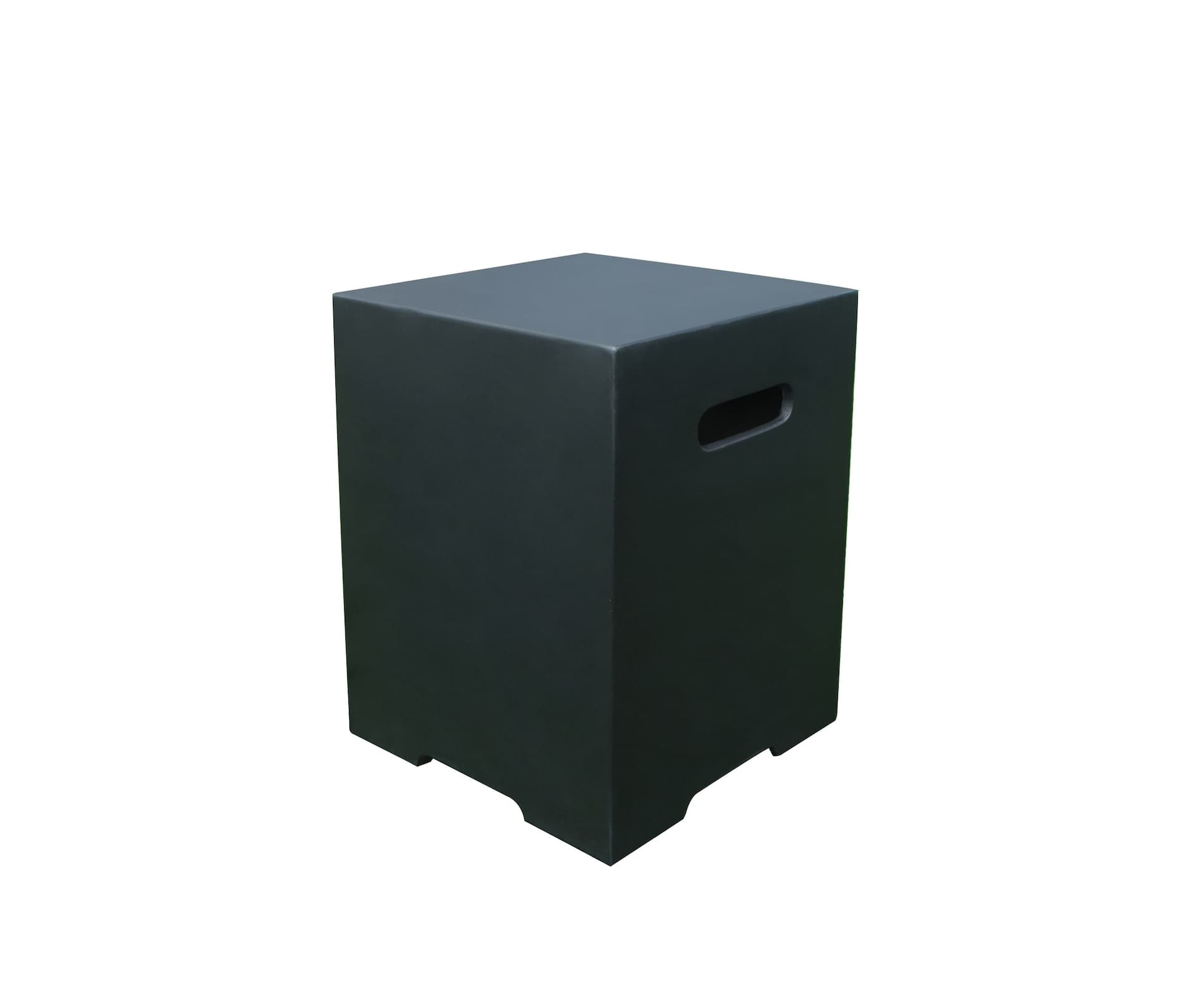 Modeno Square Propane Tank Cover, Black, 15.7 x 15.7 x 20-in
