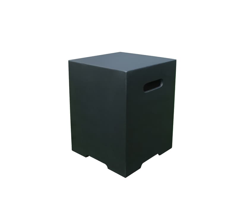 Modeno Square Propane Tank Cover, Black, 15.7 x 15.7 x 20-in