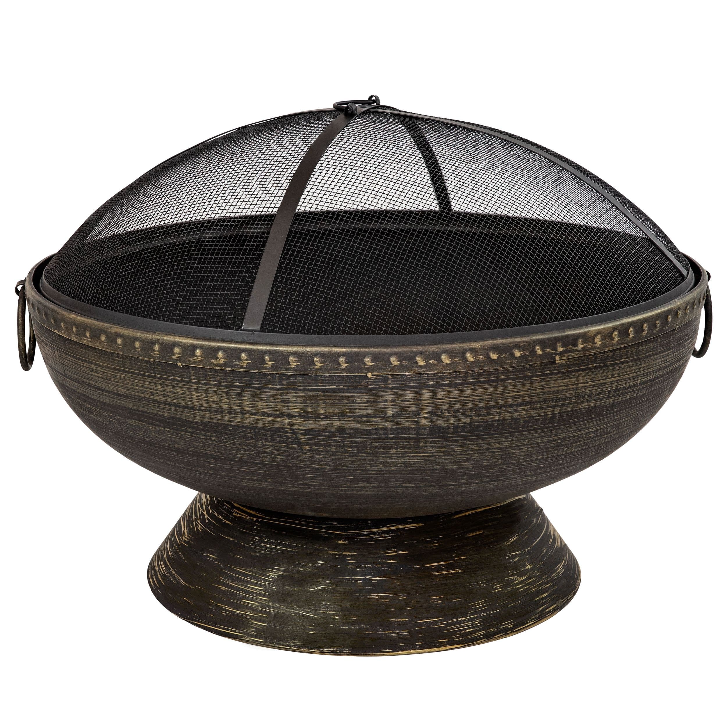 Sunnydaze Decor Copper Wood-Burning Fire Bowl, 30-in
