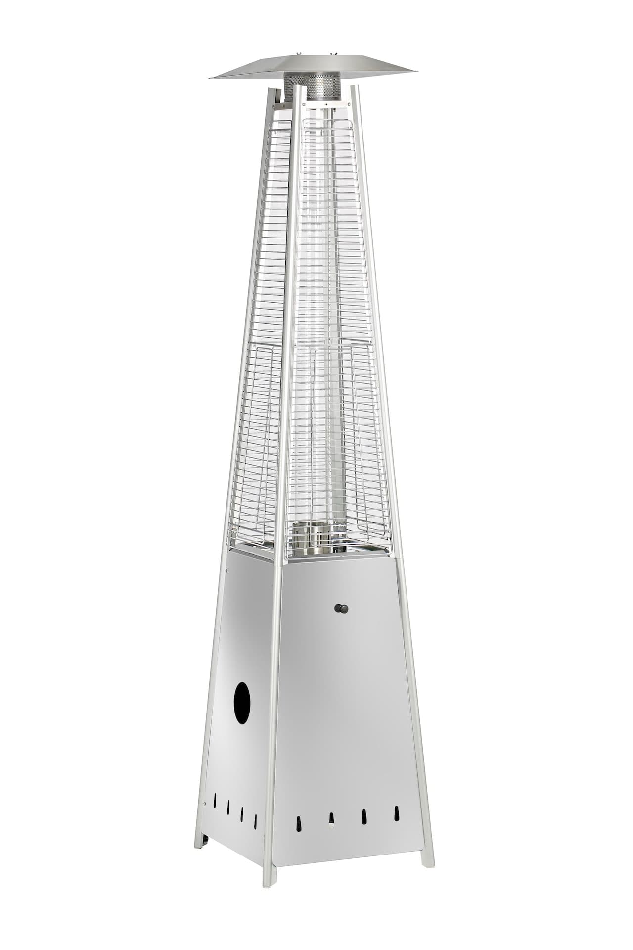 Shinerich Pyramid Style Patio Heater, Stainless Steel
