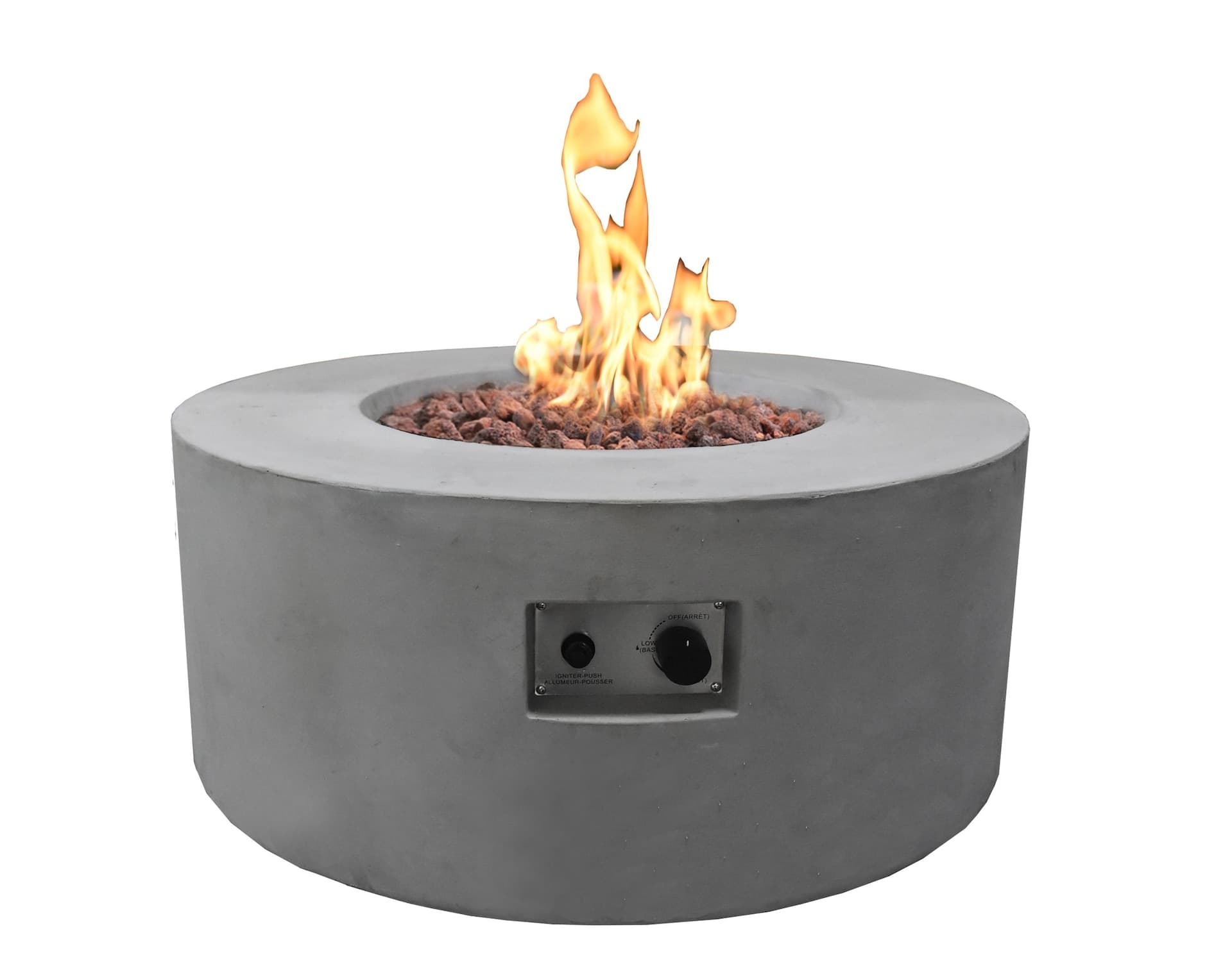 Modeno Tramore Rectangular Fire Table, Liquid Propane, 50,000 BTU