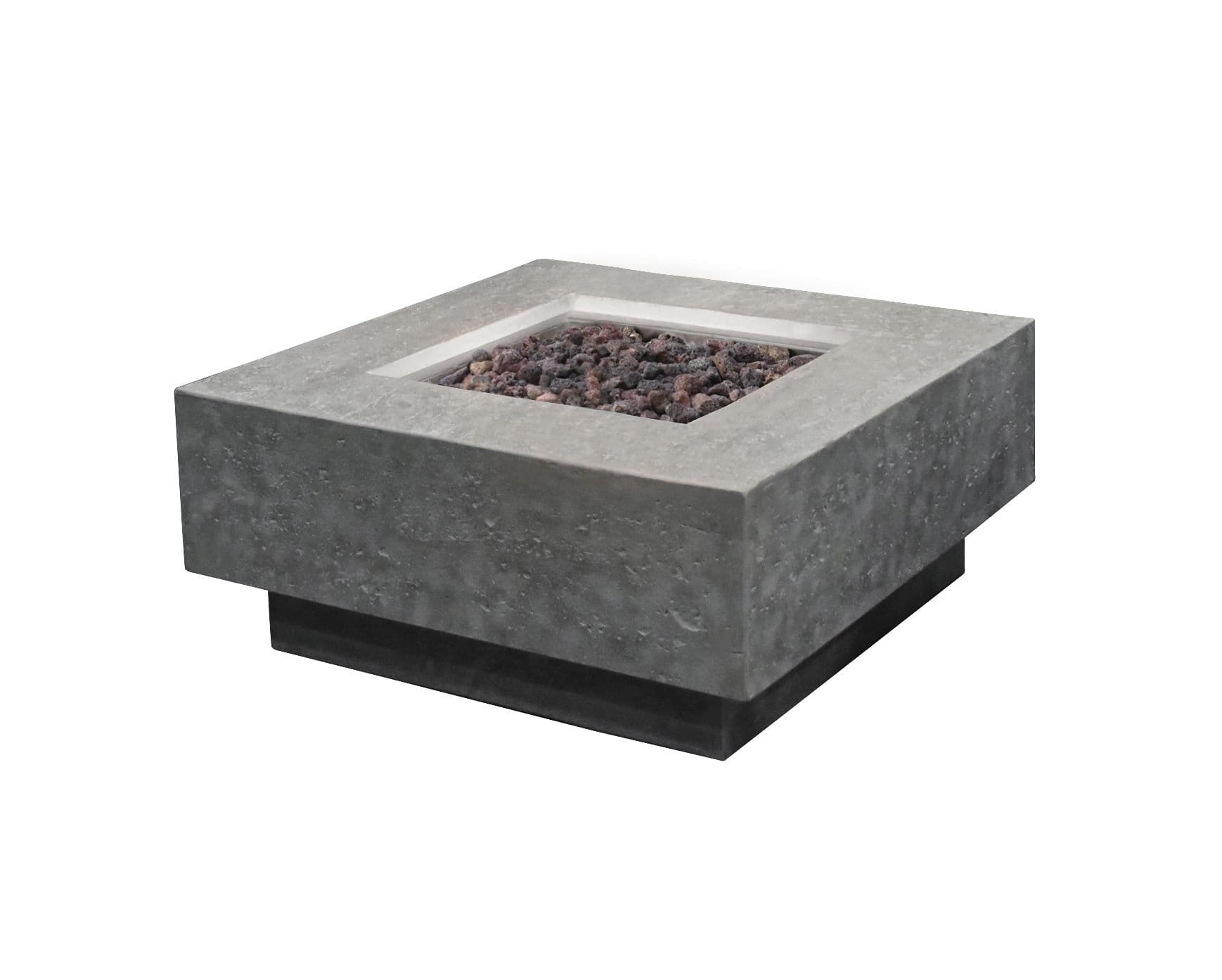 Elementi Manhattan Fire Table Natural Gas, Light Grey