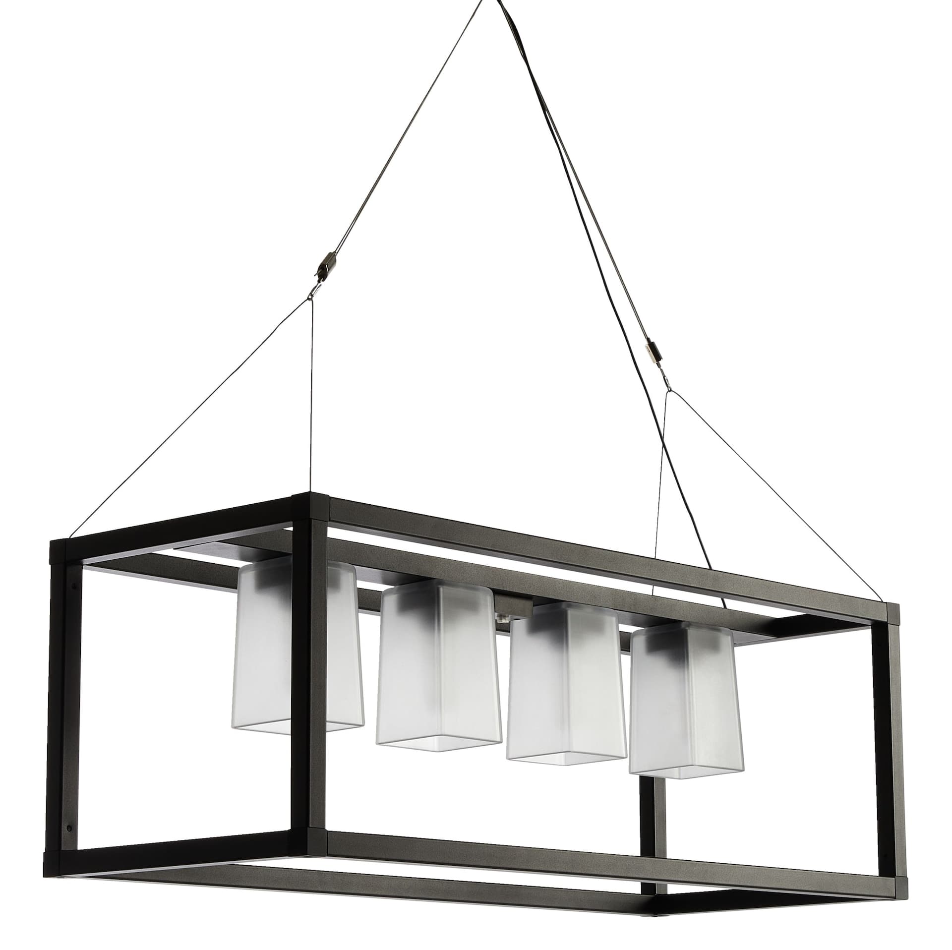 CANVAS Lenore Rectangular Outdoor Patio 4-Light Chandelier