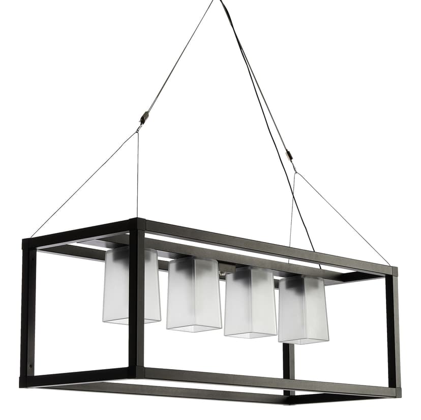 CANVAS Lenore Rectangular Outdoor Patio 4-Light Chandelier