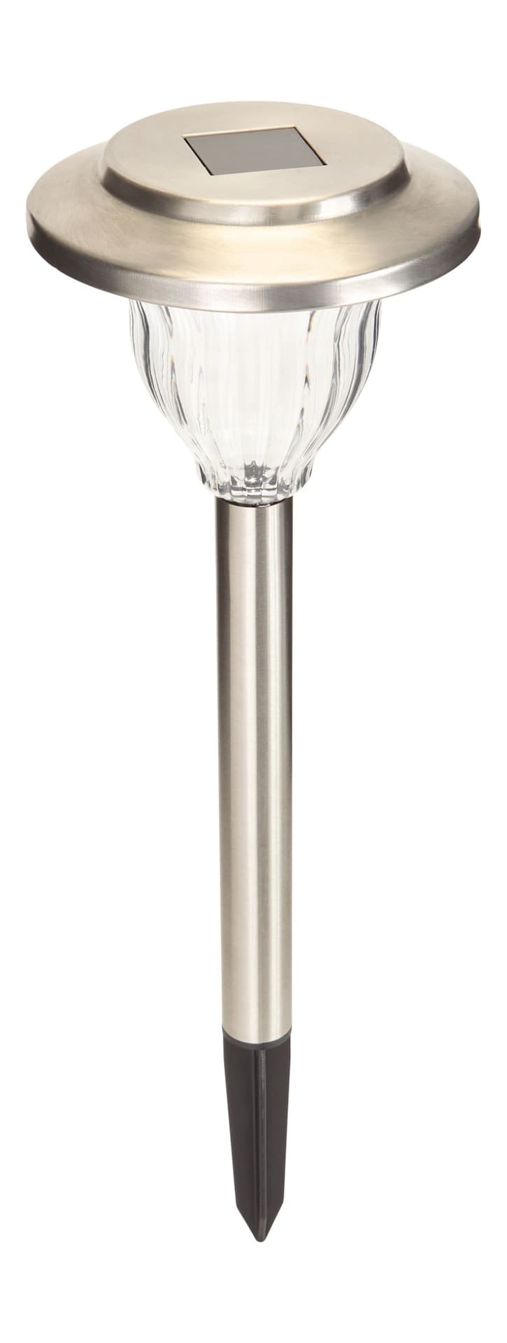 NOMA Outdoor Cool White Solar Metal Garden & Pathway Stake Light, 14.7-in