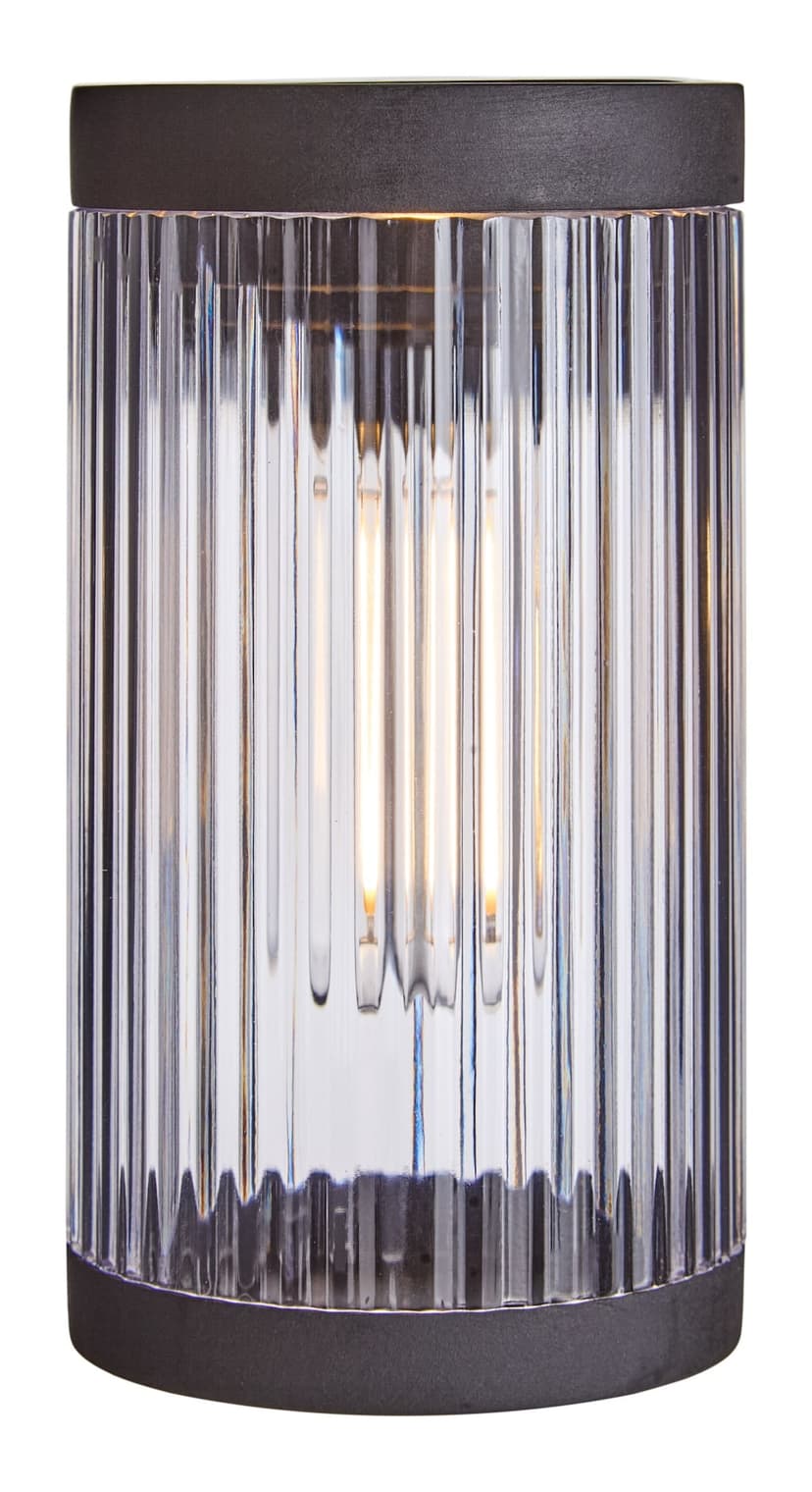 NOMA Outdoor Solar Fluted Fence Post Light, 5.7-in