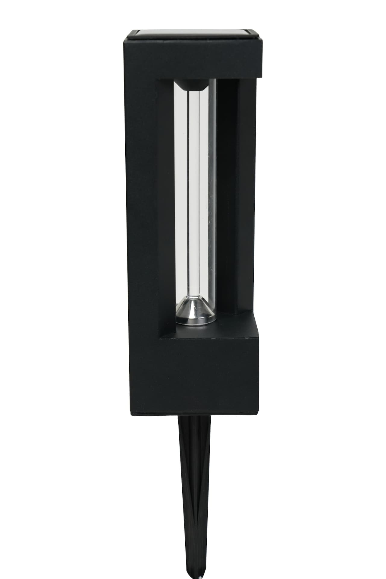 NOMA Rectangular Solar-Powered Outdoor LED Bollard, Warm White
