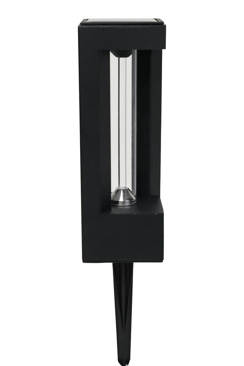 NOMA Rectangular Solar-Powered Outdoor LED Bollard, Warm White