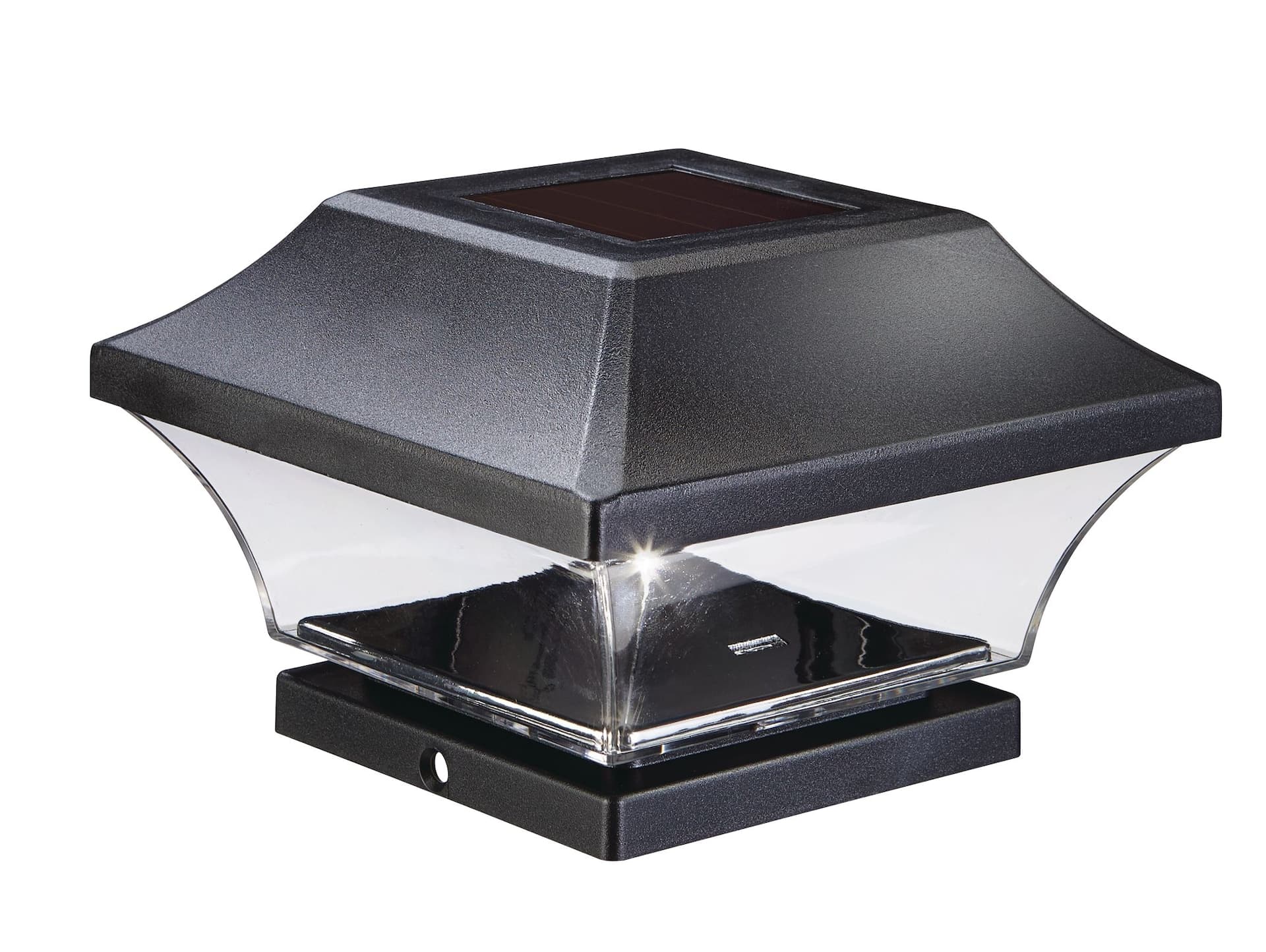 NOMA Solar Post Light, Black/Bronze, 8-pk