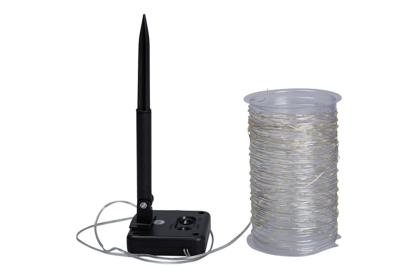 NOMA Outdoor Warm White LED Solar Copper Wire Solar String Lights, 68-ft