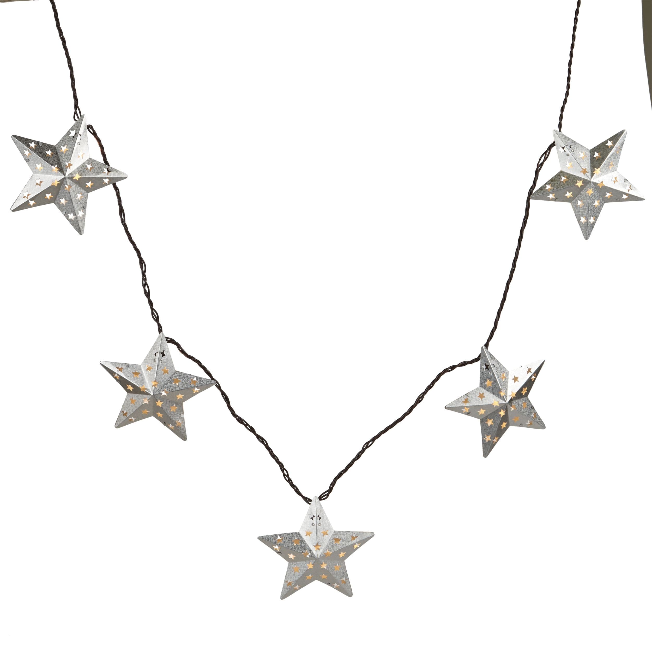 CANVAS Outdoor Clear White Incandescent Plug-In Celeste Star String Lights, 3.5-m