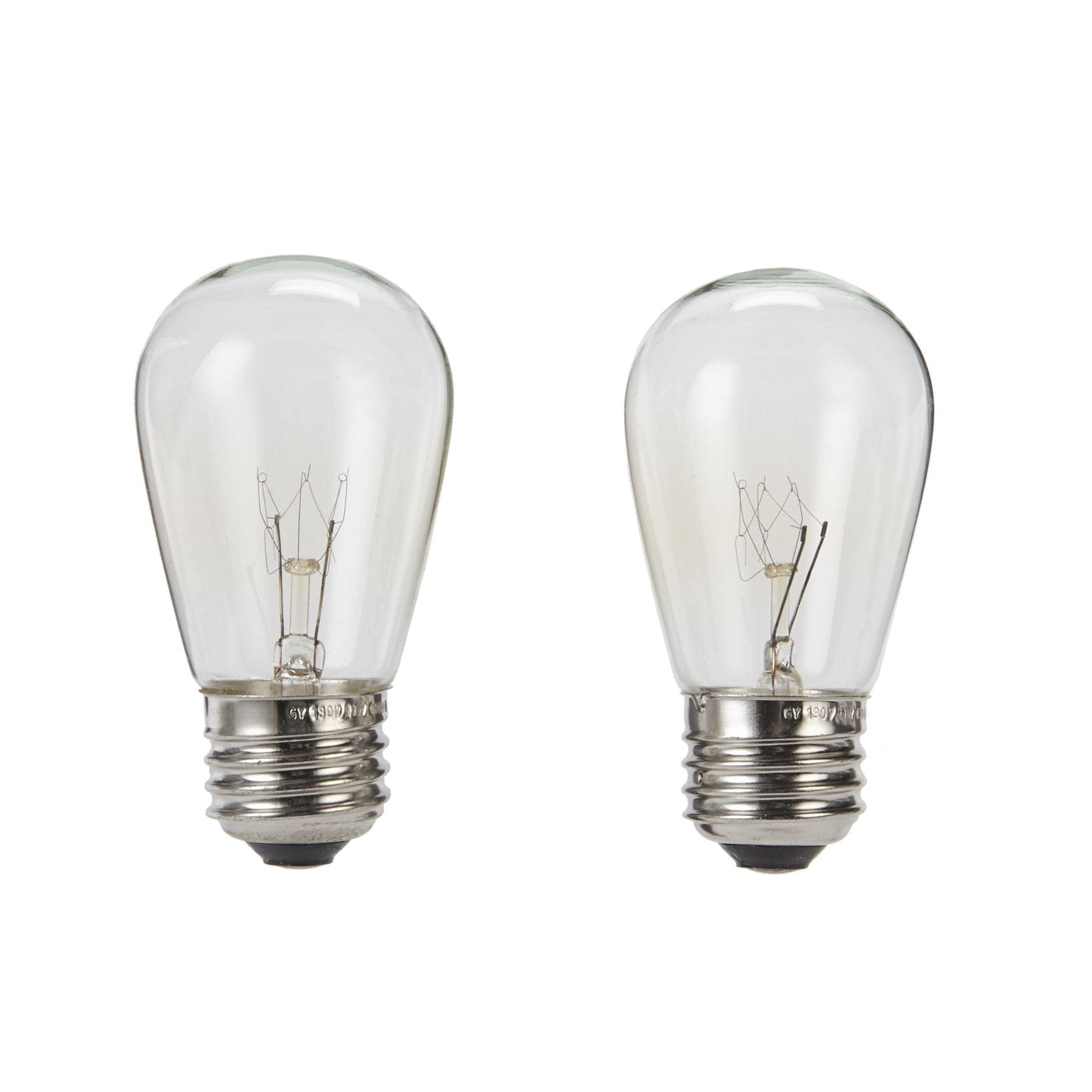 CANVAS E26 11W Clear Incandescent Light Bulbs Replacement, 2-pk