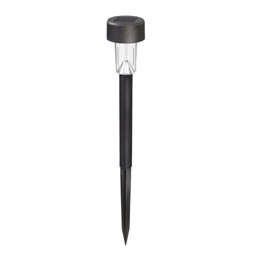 For Living Outdoor White LED Solar Plastic Pathway & Garden Stake Lights, 6-pk