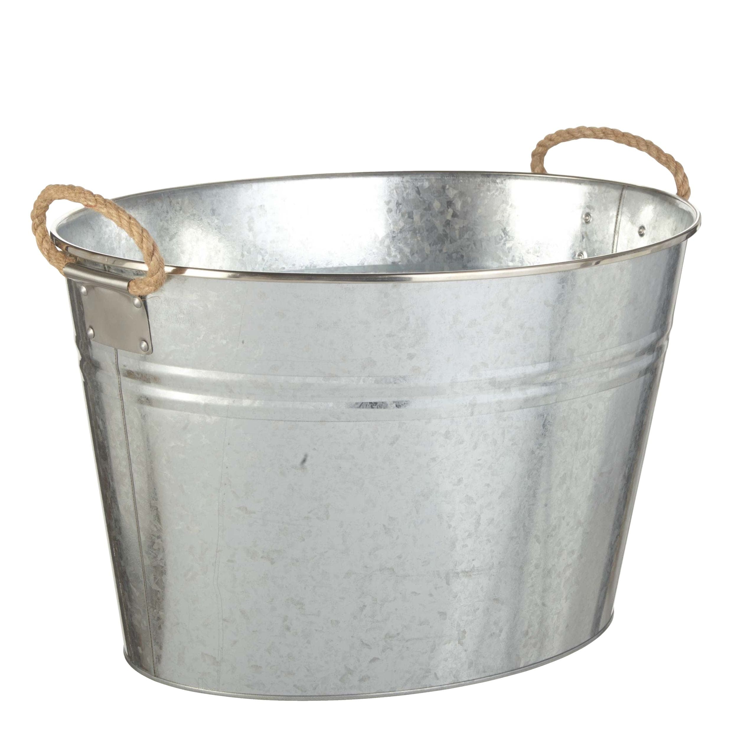 CANVAS Outdoor Oval Galvanized Party Tub, Assorted