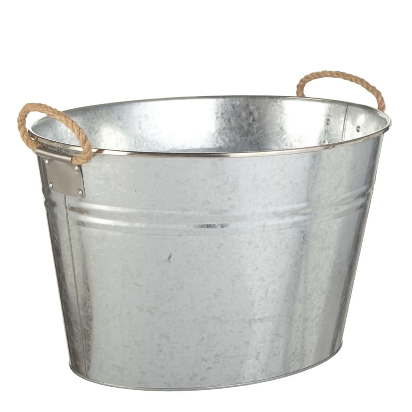 CANVAS Outdoor Oval Galvanized Party Tub, Assorted
