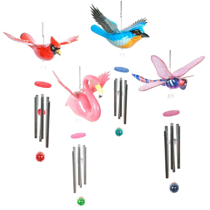 Windy Wings Wind Chimes, 26-in, Assorted