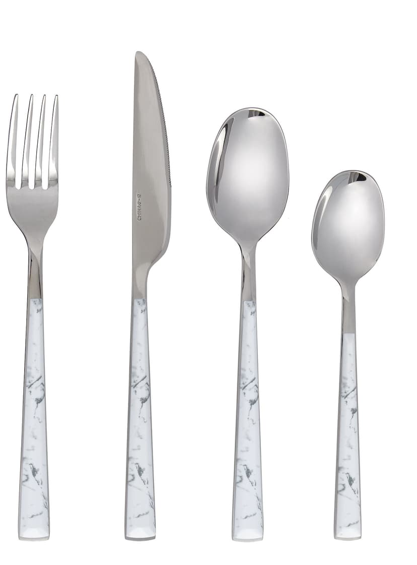 CANVAS Faux Marble Cutlery Set, 16-pcs, Set for 4
