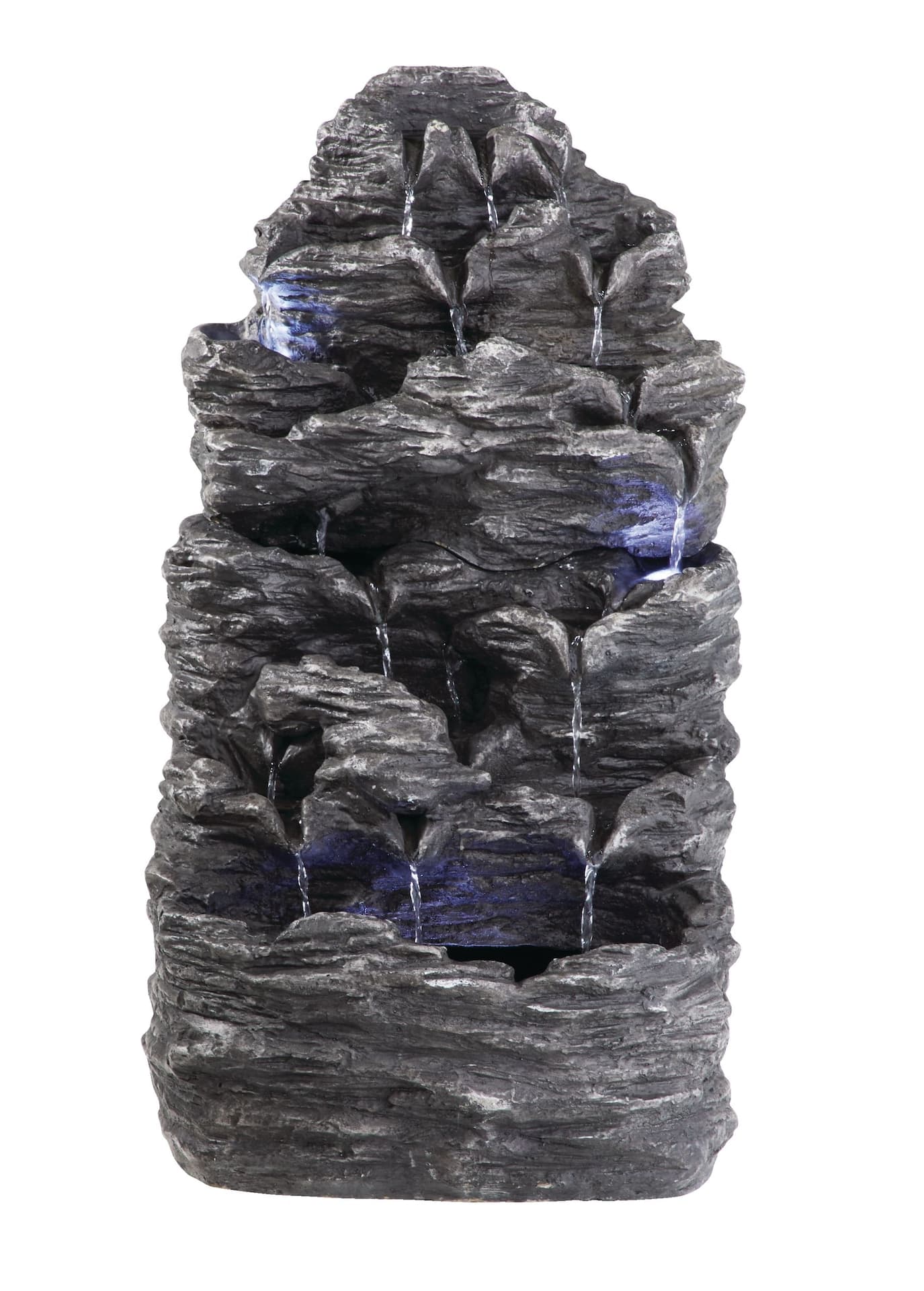 For Living Outdoor Rock Fountain, Includes Pump, 31-in
